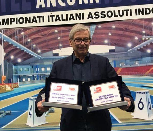 Franco Scudettp 600x514 - E' SCUDETTO TRICOLORE INDOOR 2022!!!